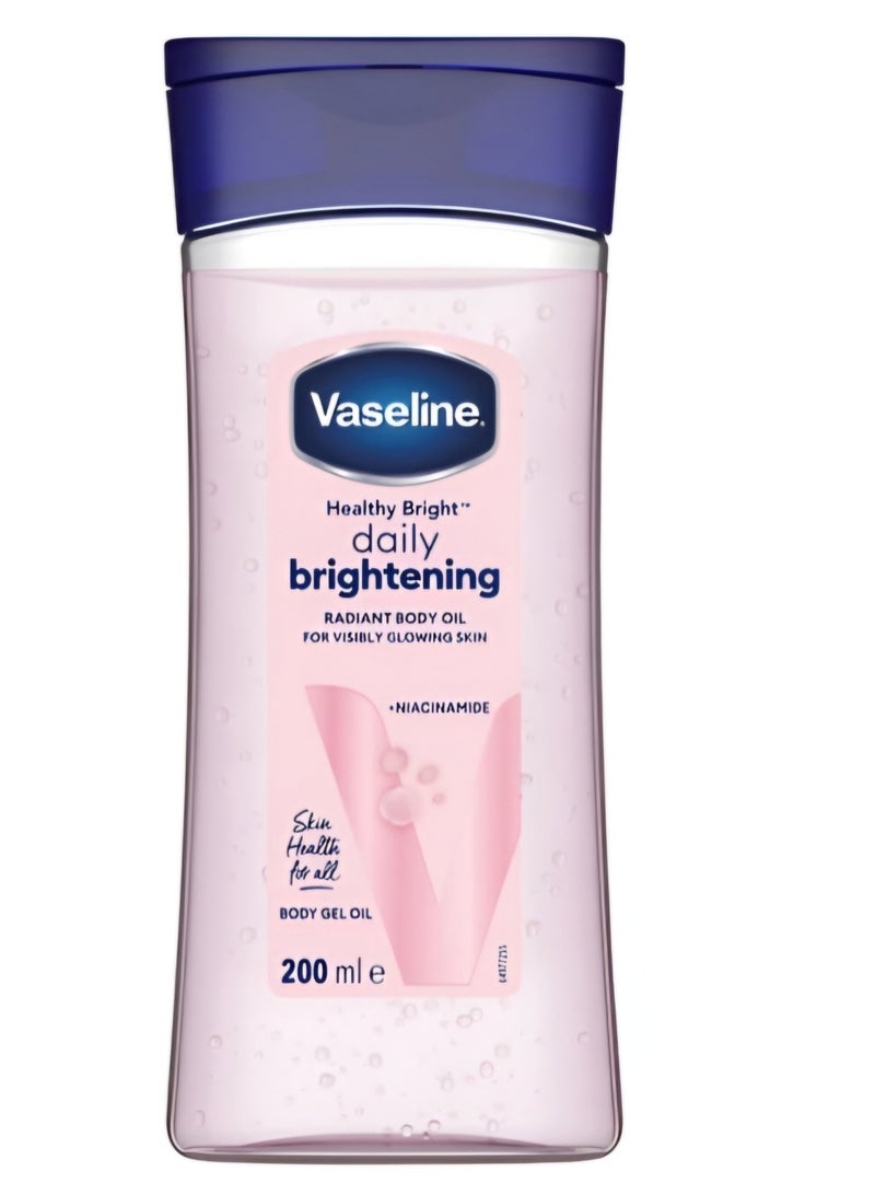 فازلين جل زيت الجسم 200 مل، إشراقة صحية مع النياسيناميد